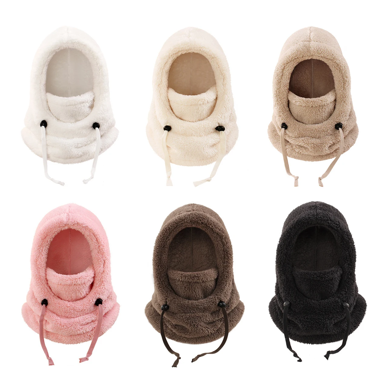 Set gorro y bufanda integrados a prueba de frío con orejeras para niños - imagen 3