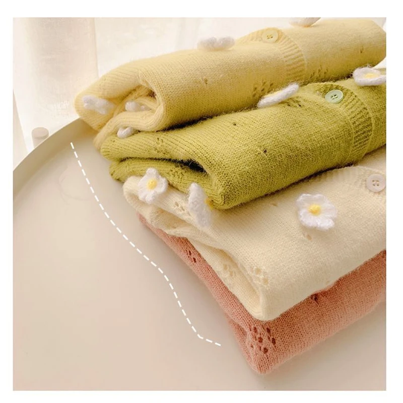 Cárdigan de terciopelo para niña – Punto Grueso Otoño Invierno - imagen 5