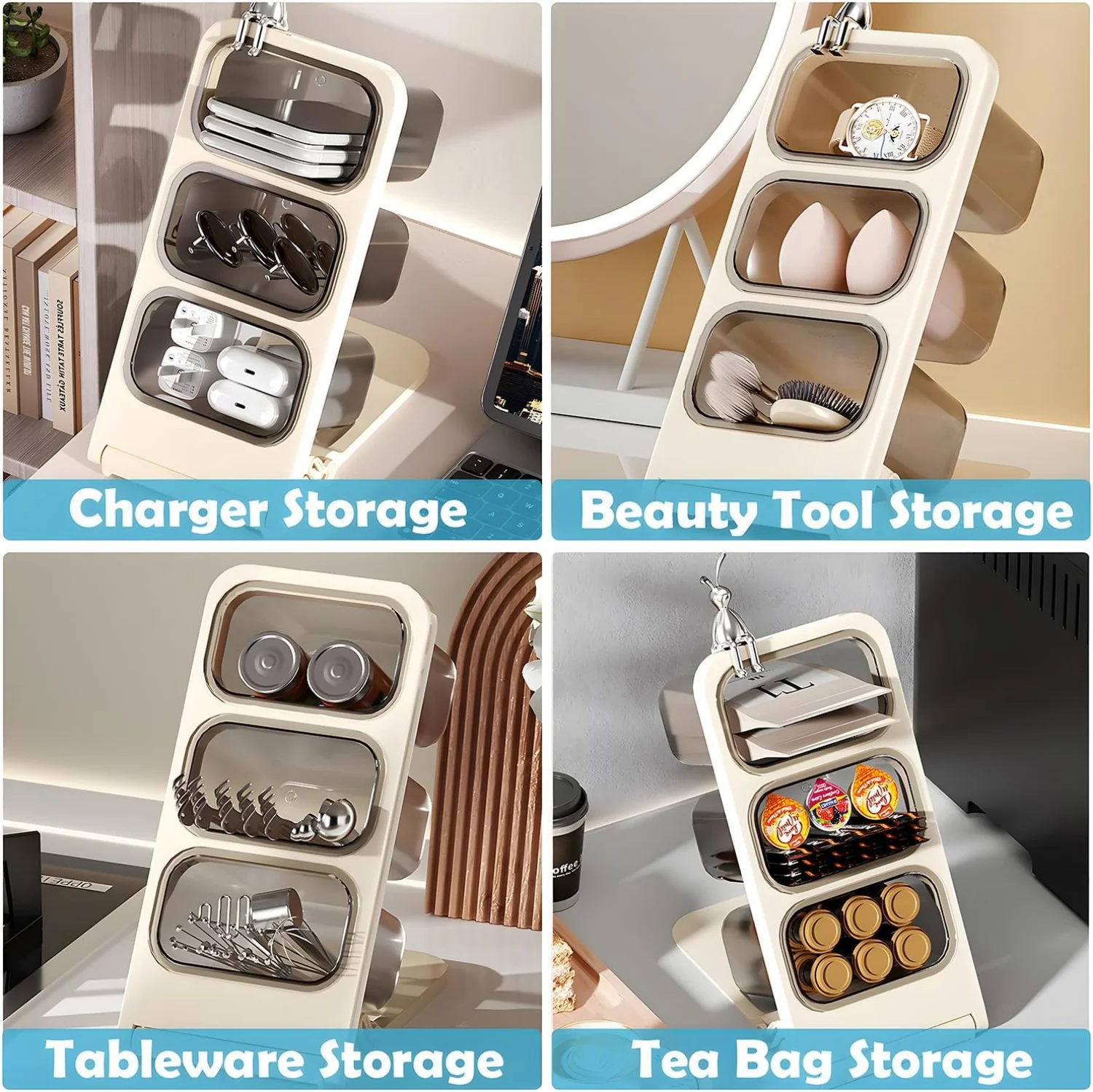 Organizador plegable infantil con compartimentos – Cajitas para niños - imagen 3