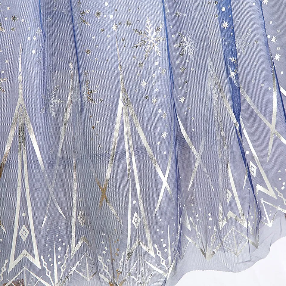 Disfraz de Elsa Frozen con capa para niña - imagen 4
