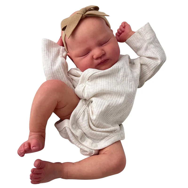 Baby Quinlyn muñeca Reborn para dormir, tacto suave y realista - imagen 3
