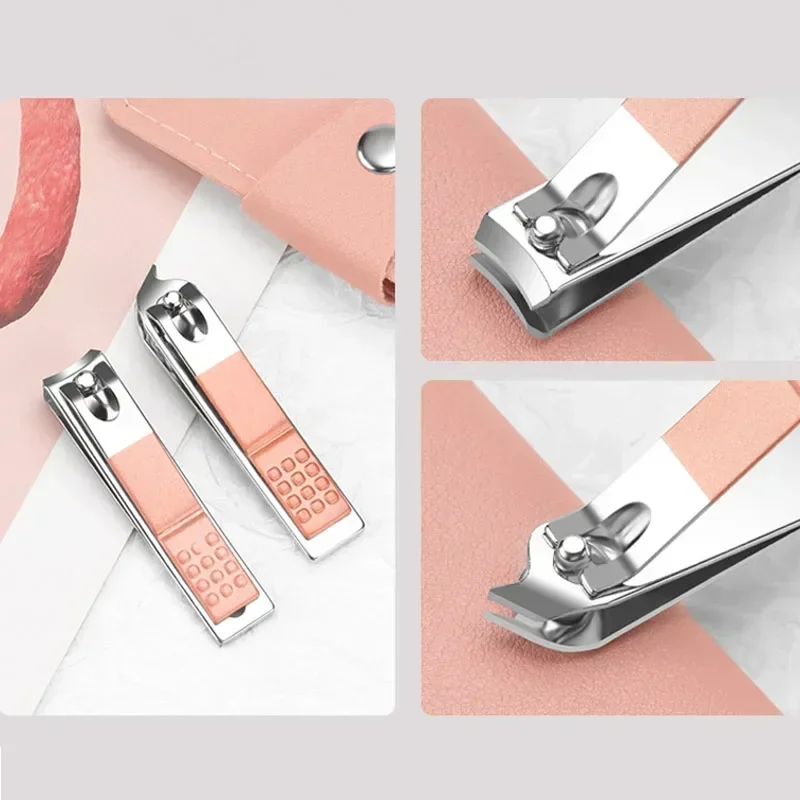 Set cortaúñas bebé con tijeras y pinzas en estuche acolchado