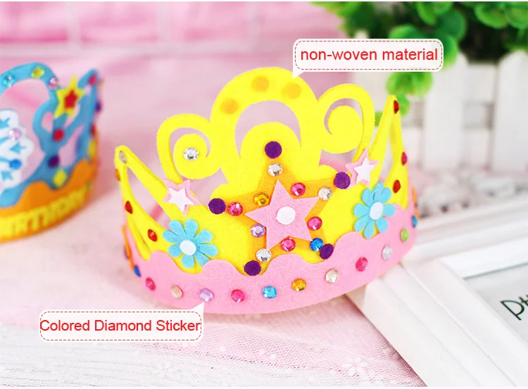 Kit DIY de gorro de corona para niños