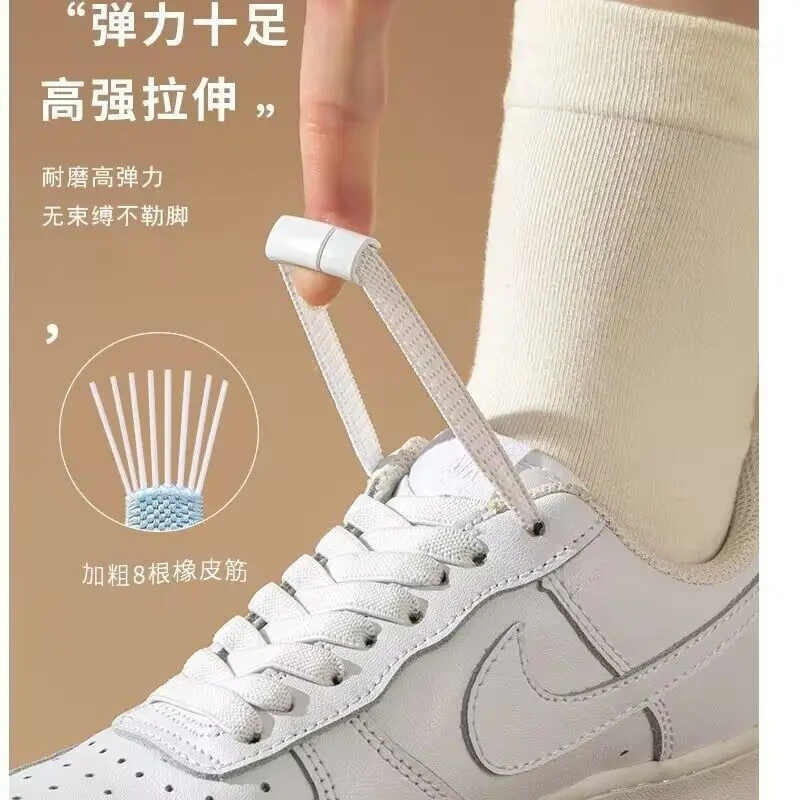 Cordones elásticos planos sin atar para deporte y toda la familia - imagen 5