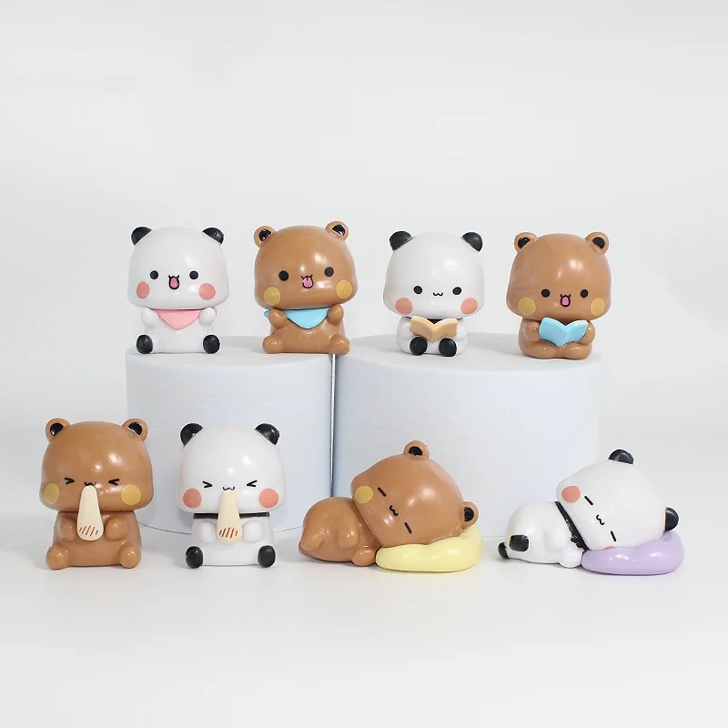 Figuras decorativas Bubu Dudu de osito panda para niños - imagen 2