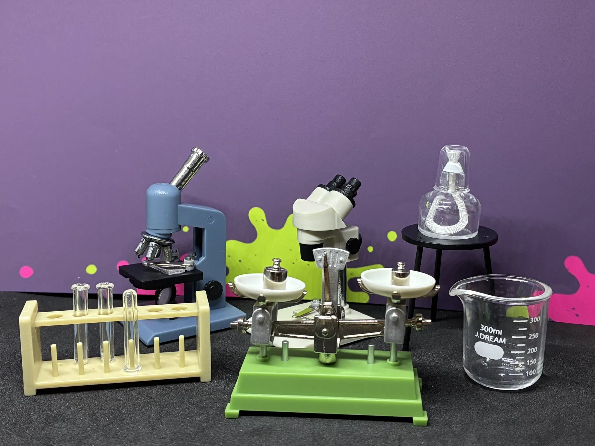 J.Dream juguete educativo con microscopio infantil para casa de muñecas - imagen 4