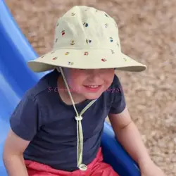85AE Gorro con protección solar transpirable tipo pescador suave