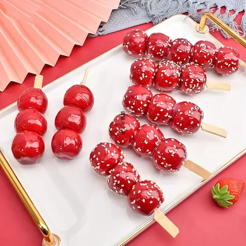 Brochetas de bambú natural para barbacoa – Pinchos desechables - imagen 3