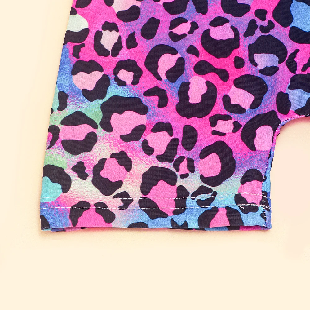Bañador de una pieza para niña con estampado leopardo - imagen 3