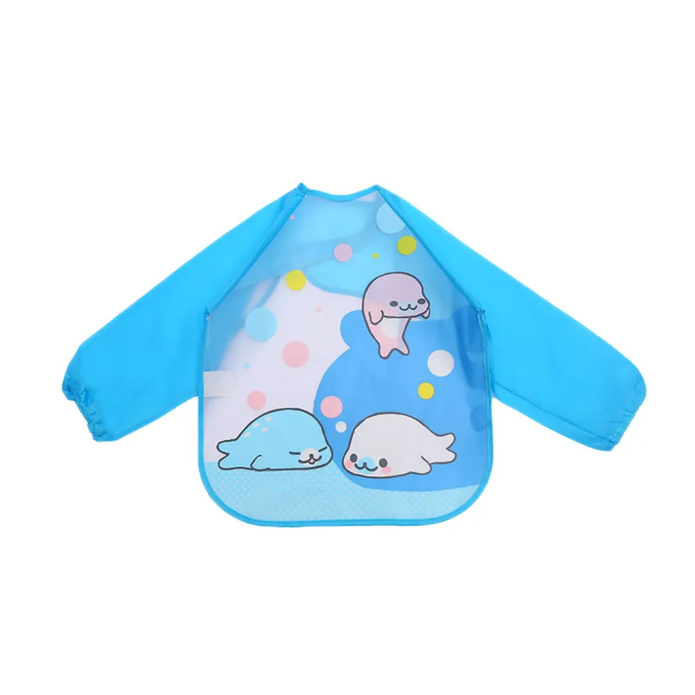 Delantal impermeable de pintura para niños con manga larga - imagen 2