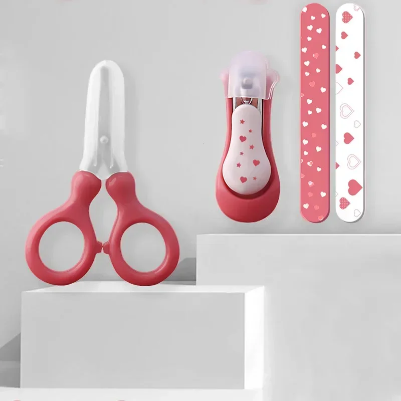 Cortaúñas para bebés con tijeras y estuche de cuidado infantil - imagen 5