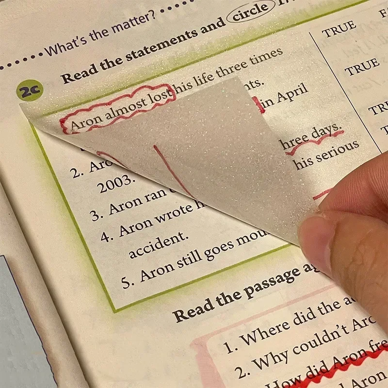 Bloc de notas adhesivas transparentes para niños – Estilo coreano - imagen 2