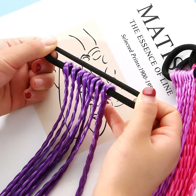 Pasadores de pelo infantiles de colores para hacer trenzas - imagen 4