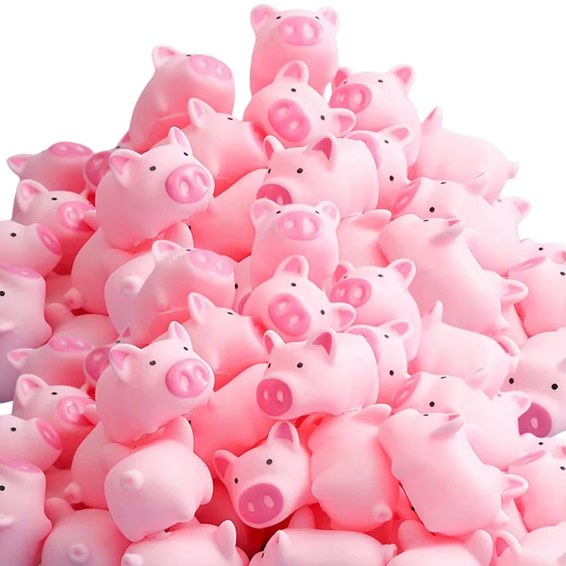Detalle del mini cerdito rosa