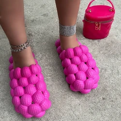 Chanclas EVA veraniegas con suela de burbujas para mujer