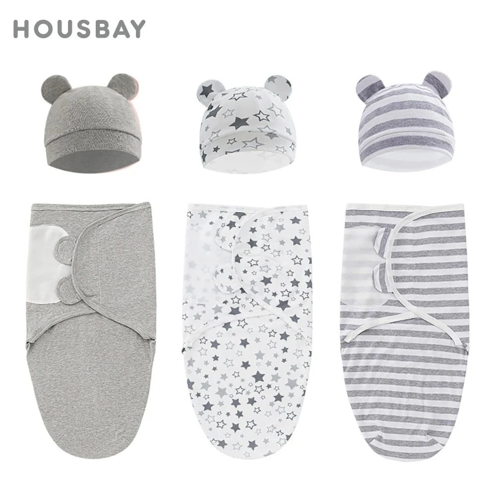 Saco de dormir con gorro para bebé 0-3 meses – Algodón transpirable - imagen 3