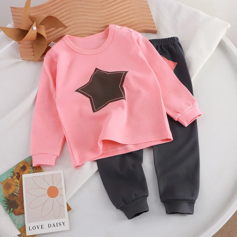 Conjunto de algodón fino para niños – Estampado de perritos - imagen 3