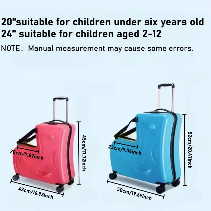 Maleta scooter infantil con asiento y rueda giratoria 360 - imagen 2