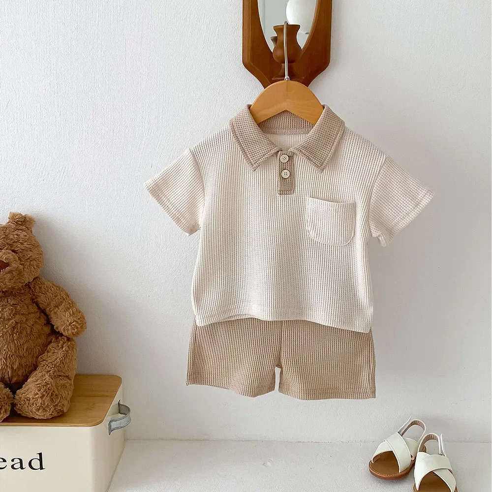 MILANCEL conjunto verano bebé – Camiseta y shorts de algodón