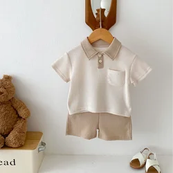 MILANCEL conjunto verano bebé – Camiseta y shorts de algodón