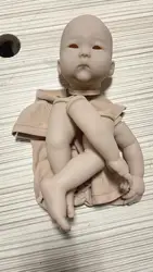 NPK kit de muñeco realista sin pintar para manualidades, bebé Ming