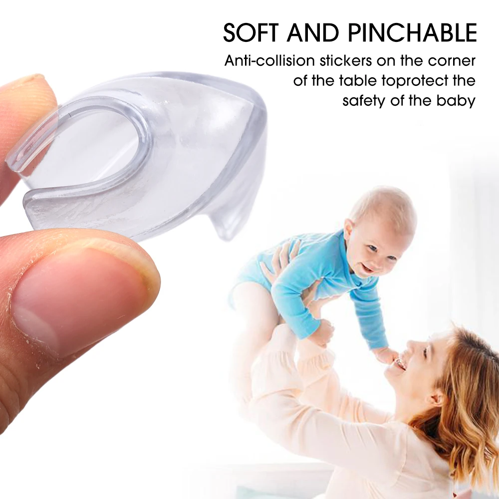 Protector anticolisión transparente para esquinas de mesa babies - imagen 5