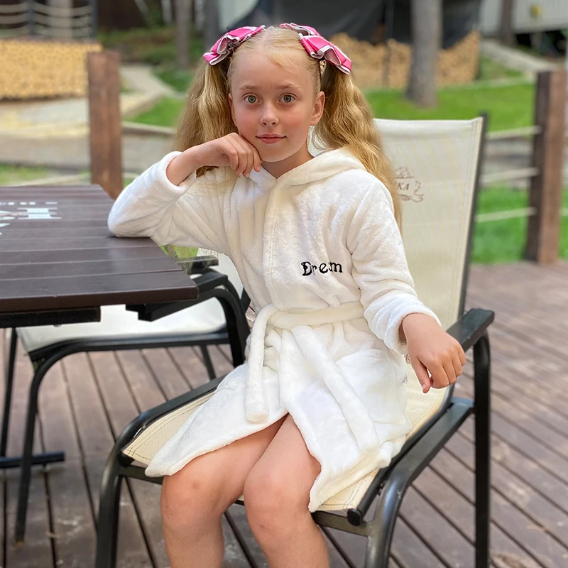 Bata de franela suave para niña – Pijama de invierno cómoda - imagen 3