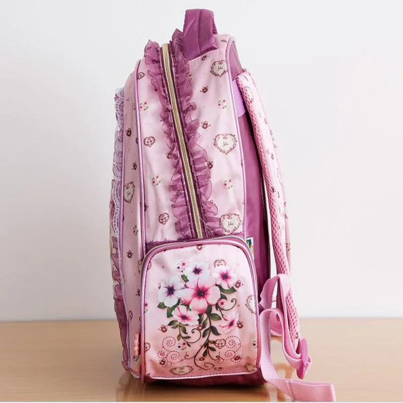 Mochila de maternidad con encaje y correa gruesa para mamá y niñas - imagen 3