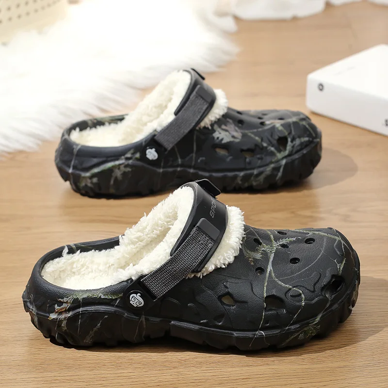 Winter Garden Zapatillas de casa con borreguito para niño, suaves - imagen 3