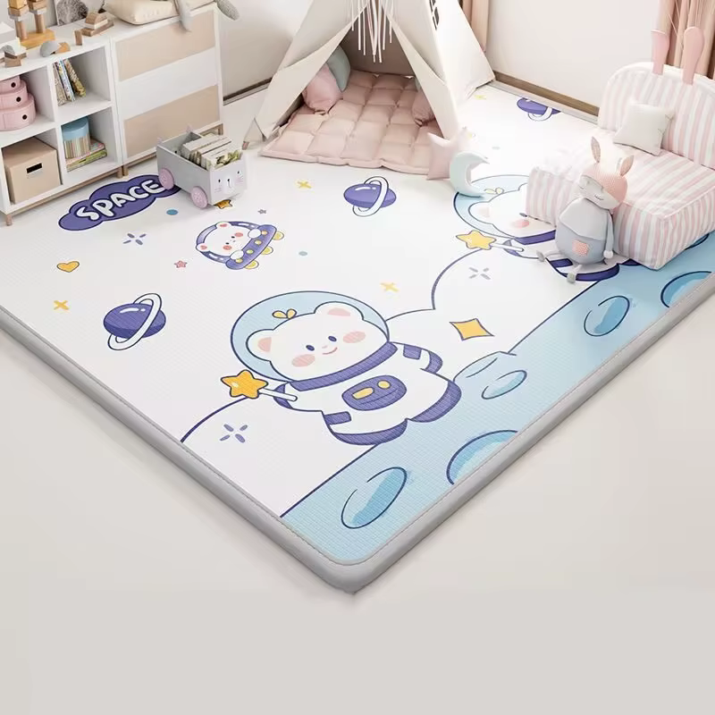 Alfombra de juego para gatear gruesa no tóxica de seguridad - imagen 2