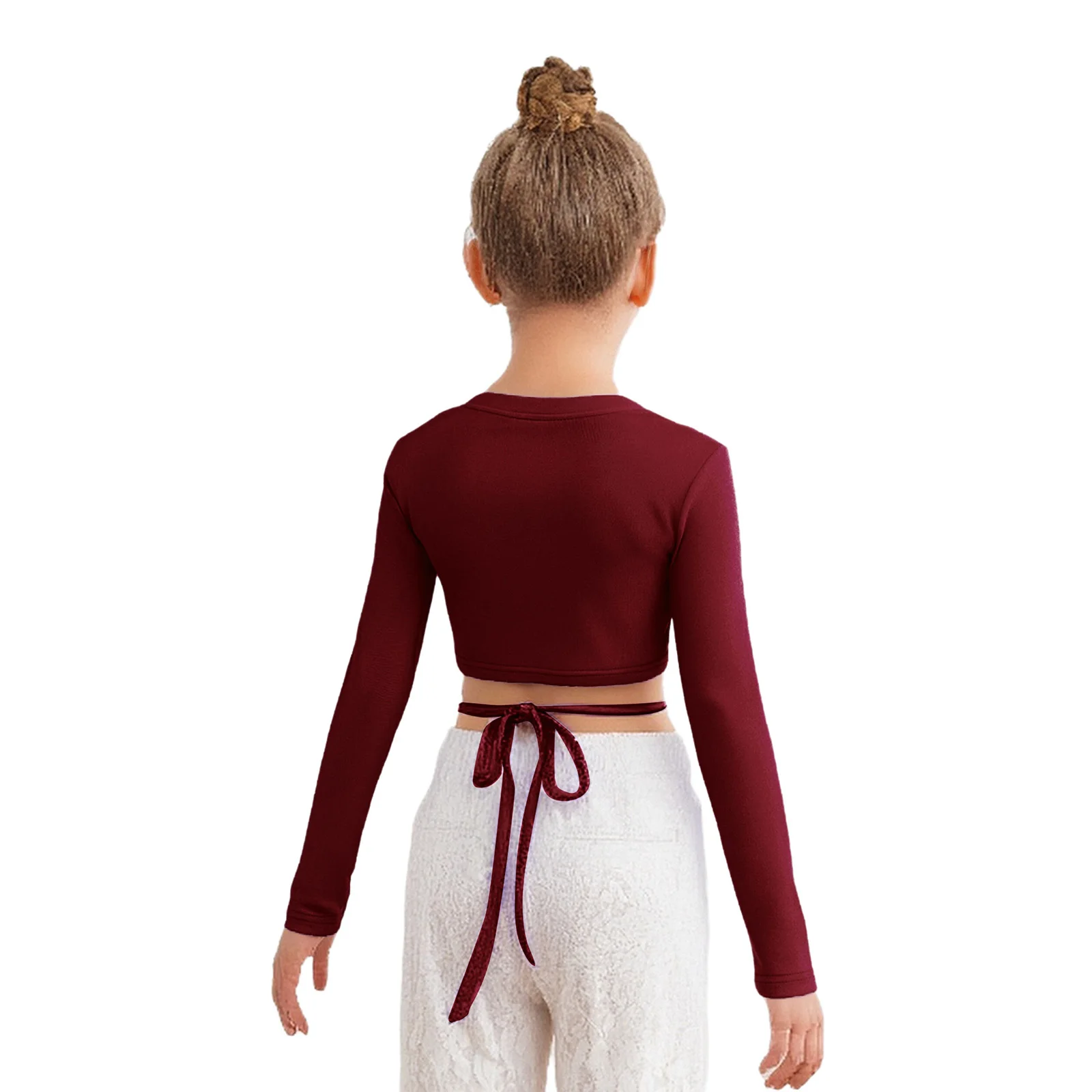 Top corto hip hop para niña bailarina con estampado corazón - imagen 2