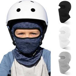 Gorro UV infantil seda de hielo para cuello y rostro ciclista