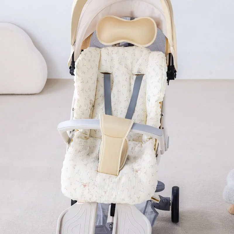Cojín de asiento suave para cochecito y silla alta de bebé - imagen 4
