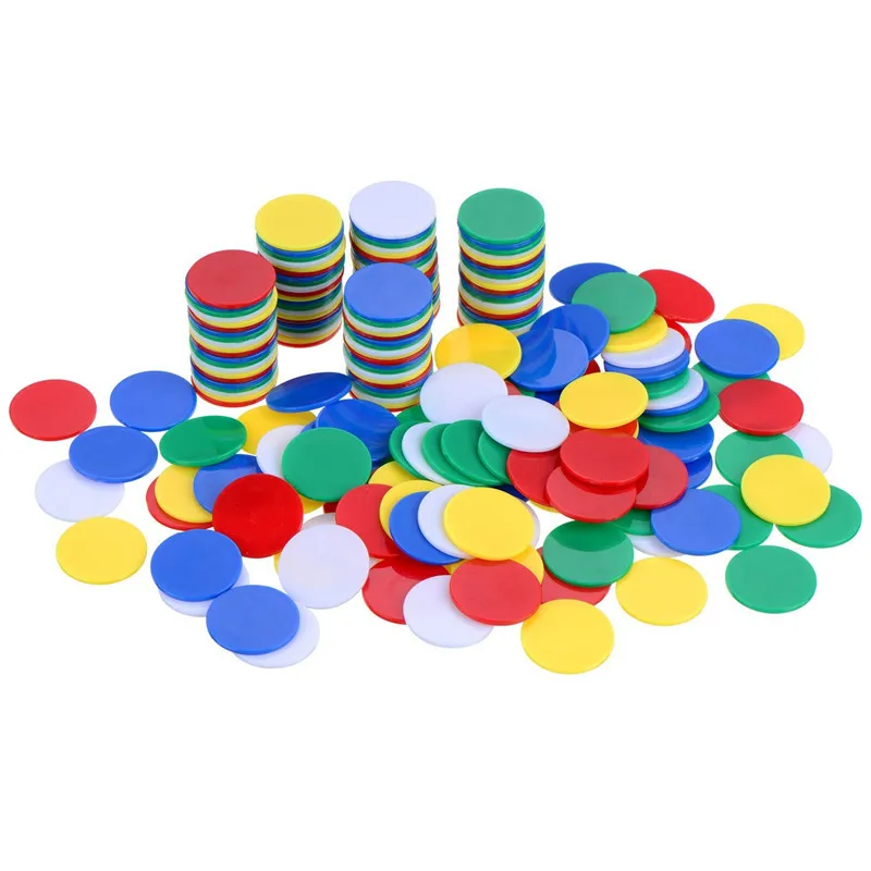 Juego de fichas tipo chips con dados