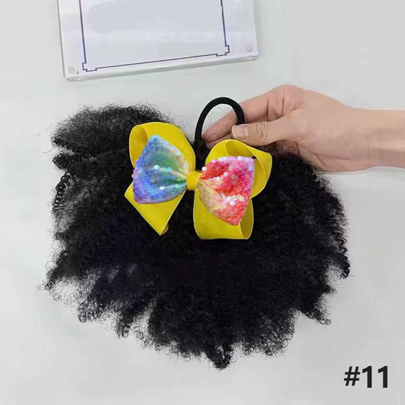 Bandas elásticas para coleta niña – Ideales pelo afro rizado natural - imagen 5