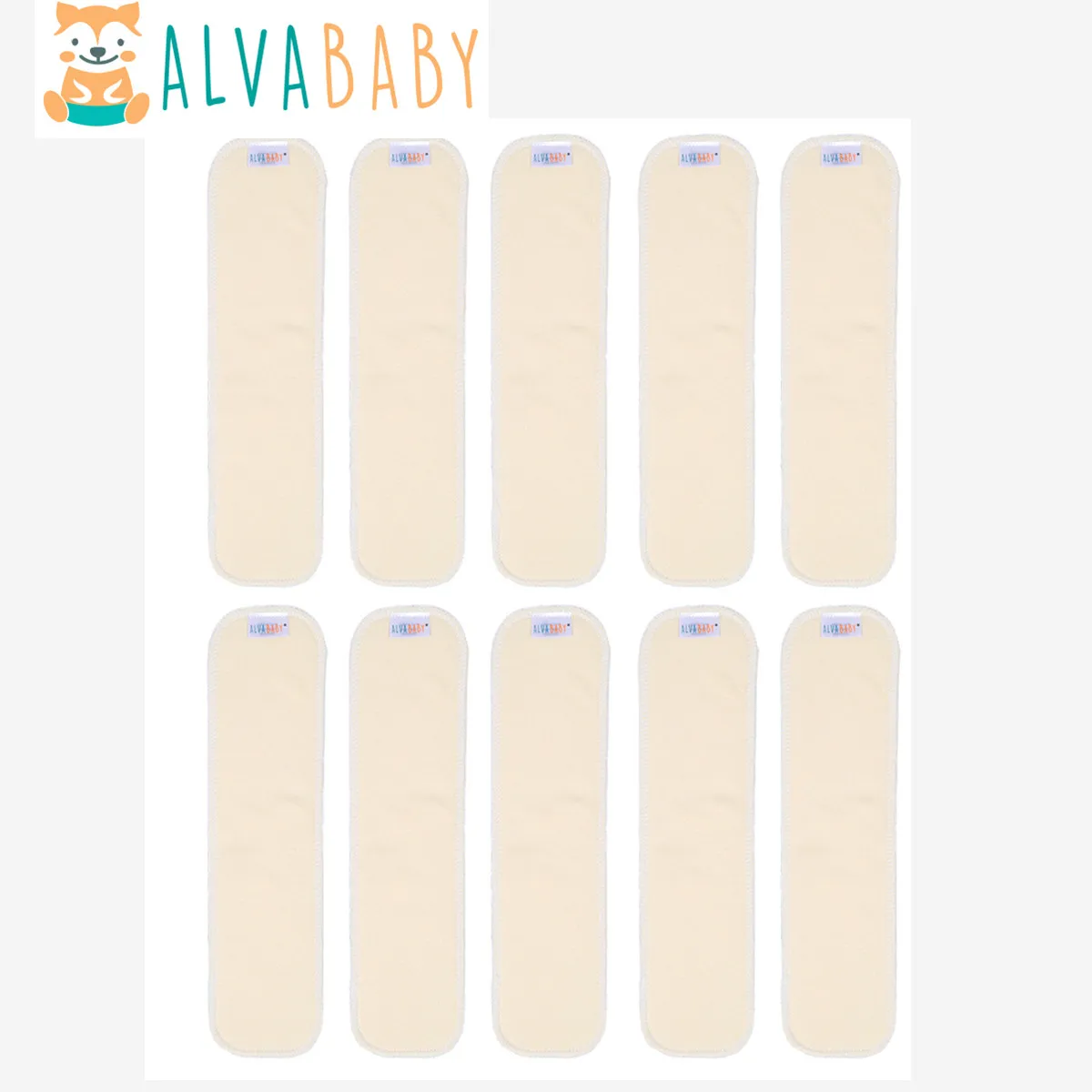 Inserto de cáñamo para recién nacido (4 capas)