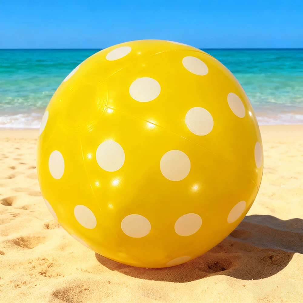 Pelota de playa inflable PVC con diseño puntiforme - imagen 2