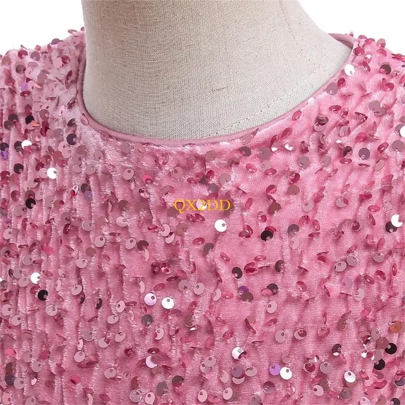Prinzessin vestido de verano niña con tul y estrellas para fiestas - imagen 5