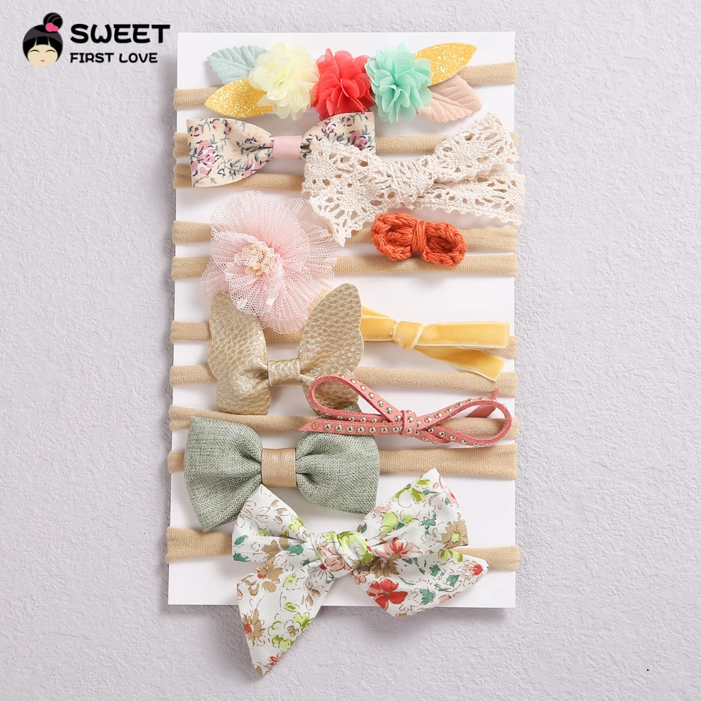 Bandas para el pelo con lazo: diademas infantiles nylon suave - imagen 5