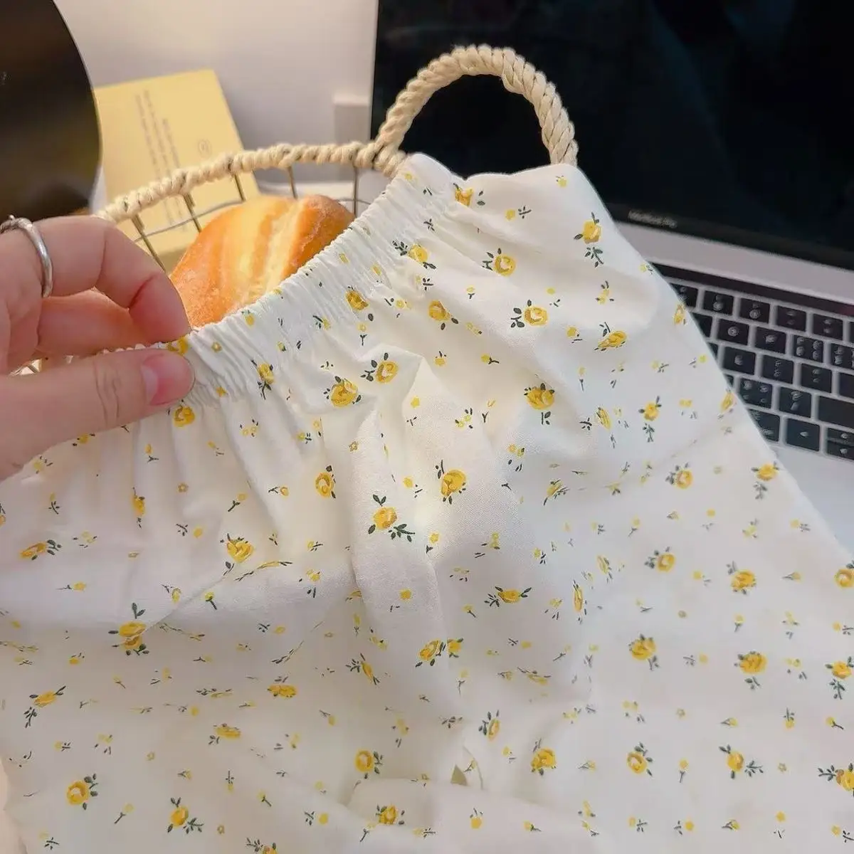 Pijama floral de verano para niña - imagen 5