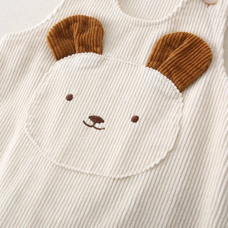 MILANCEL Pelele de pana con oso para bebé niña - 0-24 meses - imagen 5