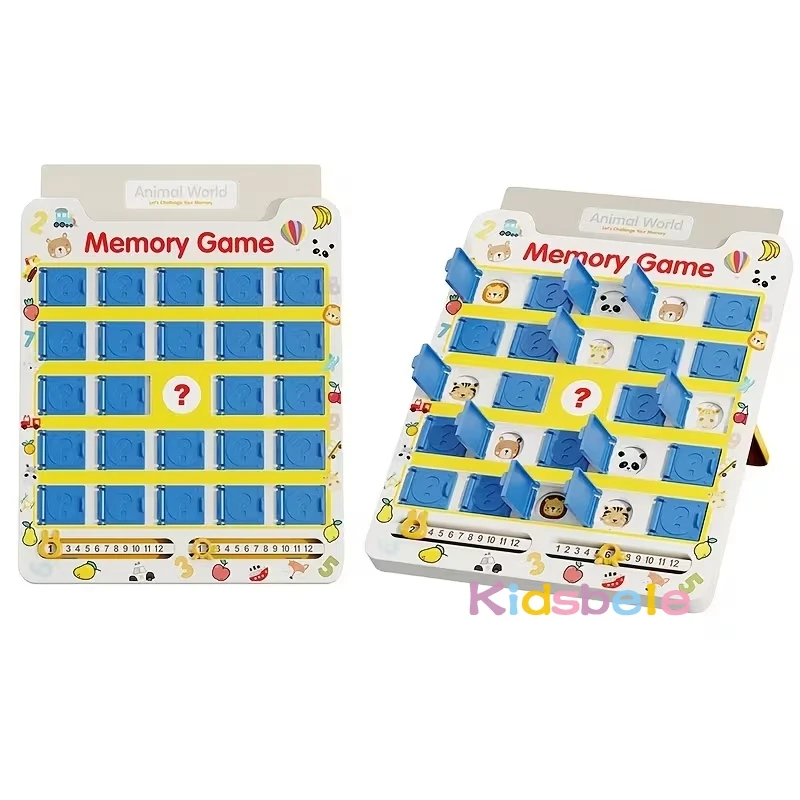 Juego de memoria de cartas volteables para niños – atención y concentración - imagen 3