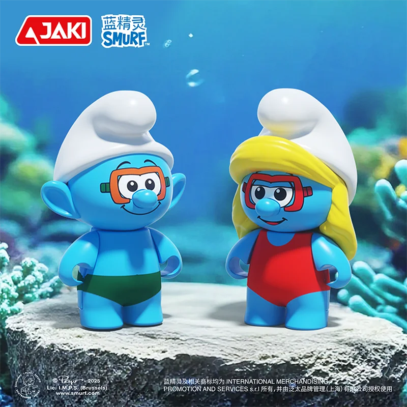 Smurfs bloques de construcción paisaje oceánico natural, caja sorpresa - imagen 4