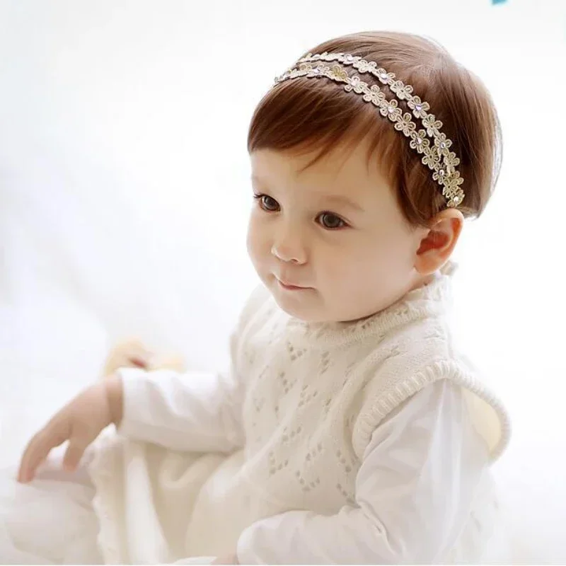Diadema corona princesa para bebé recién nacida - imagen 4