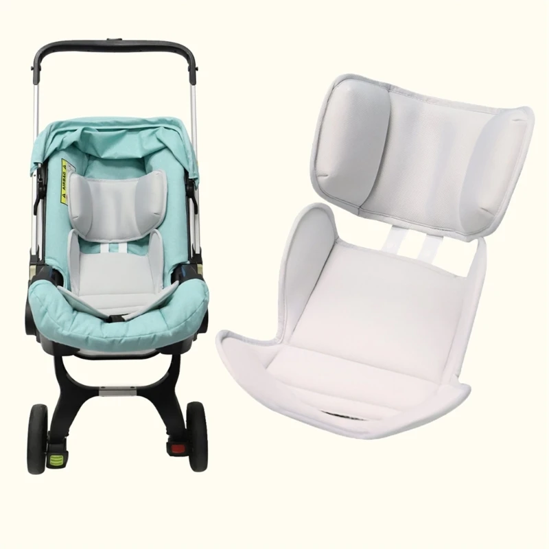 Cojín asiento cochecito infantil acolchado grueso para recién nacido - imagen 4