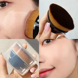 Brocha de maquillaje para polvo facial, suave y portátil