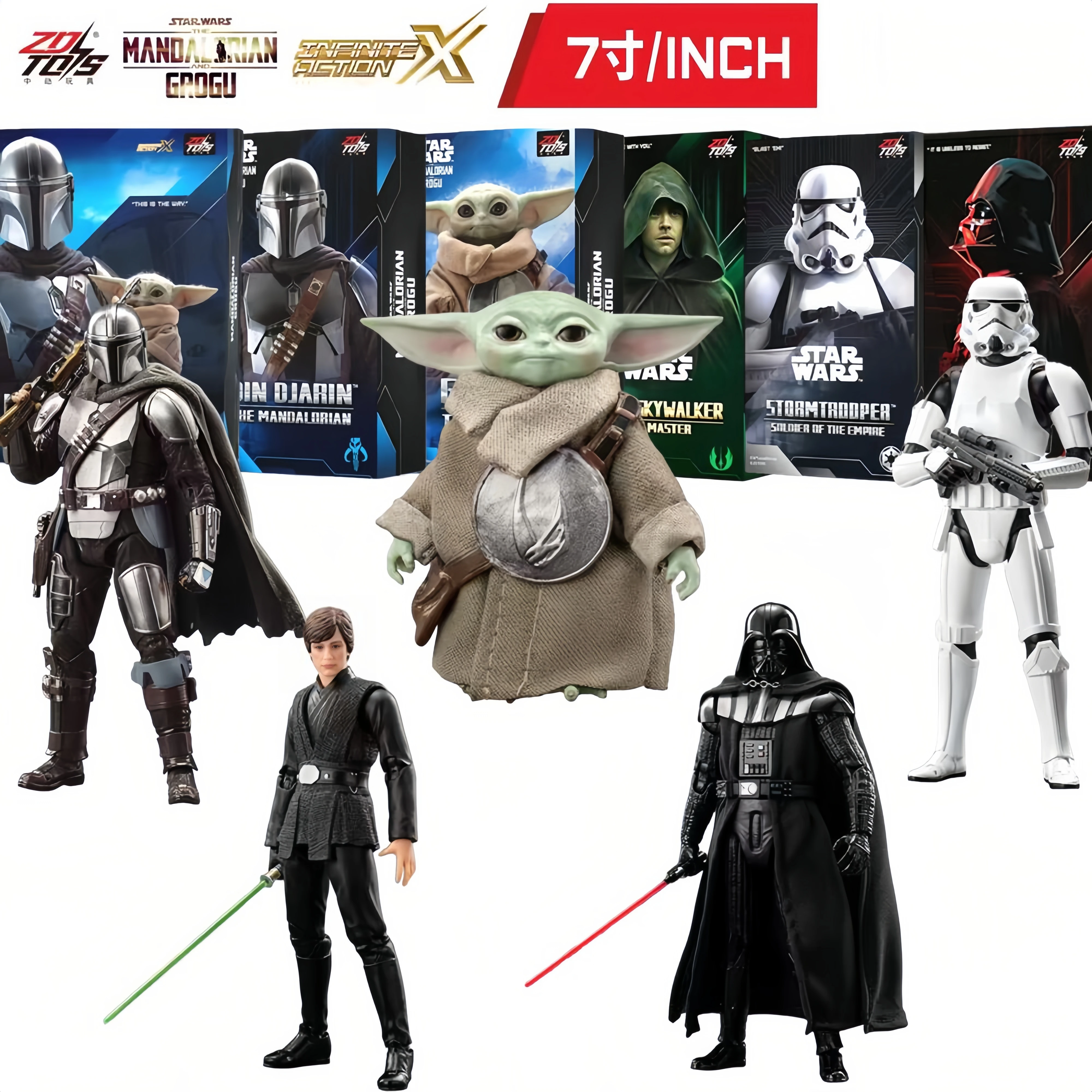 Figura de acción articulada ZD Toys Star Wars con Darth Vader - imagen 5