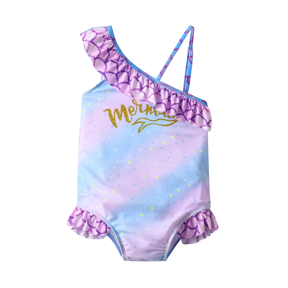 Vista del diseño y estampado del traje de baño