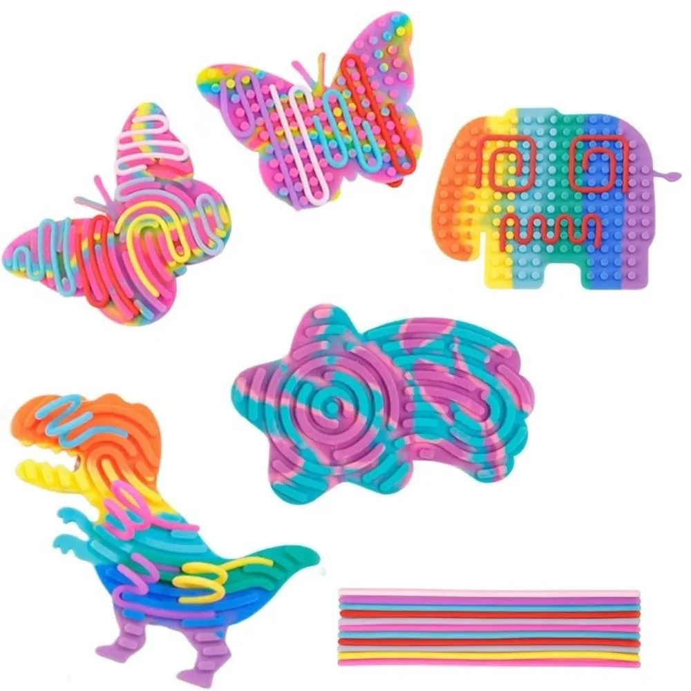 Tablero sensorial con varillas de silicona y dibujos animados - imagen 4
