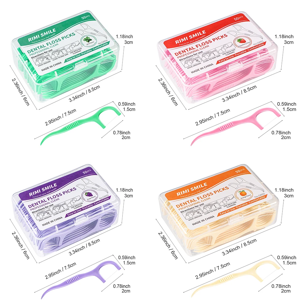 Palillos de dientes con sabor a fruta – Limpieza dental elástica infantil - imagen 3